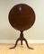 20th Century Edwardian Brown Tilt Top Table with Tripod Legs 7