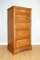 Vintage Brown Oak Tallboy with Five Drawers from Willis & Gambier 4