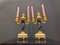 19th Century Putti Candleholders in Bronze, Ormolú and Marble, Set of 2 4