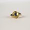 Vintage 18k Gold Ring with Sapphires 7