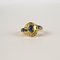 Vintage 18k Gold Ring with Sapphires, Image 7