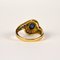 Vintage 18 Karat Gold Ring mit Saphiren 6