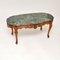 French Coffee Table with Marble Top, 1920s, Image 2