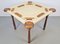 Game Table in Walnut and Leather from Valenti Spain, 1990s 19