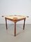Game Table in Walnut and Leather from Valenti Spain, 1990s, Image 17