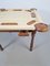 Game Table in Walnut and Leather from Valenti Spain, 1990s, Image 7