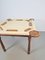 Game Table in Walnut and Leather from Valenti Spain, 1990s 11