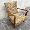 Vintage Armchair with Original Fabric, Italy, 1950s 3