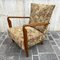 Vintage Armchair with Original Fabric, Italy, 1950s 5