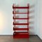 Coral Red Congress Bookcase by Lips Vago, 1968 2