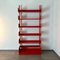 Coral Red Congress Bookcase by Lips Vago, 1968, Image 2