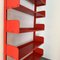 Coral Red Congress Bookcase by Lips Vago, 1968, Image 3