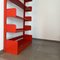 Coral Red Congress Bookcase by Lips Vago, 1968, Image 4