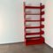 Coral Red Congress Bookcase by Lips Vago, 1968, Image 1