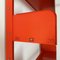 Coral Red Congress Bookcase by Lips Vago, 1968, Image 4