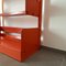 Coral Red Congress Bookcase by Lips Vago, 1968 5
