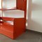 Coral Red Congress Bookcase by Lips Vago, 1968, Image 5