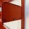 Coral Red Congress Bookcase by Lips Vago, 1968, Image 9