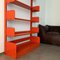 Coral Red Congress Bookcase by Lips Vago, 1968 8