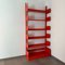 Coral Red Congress Bookcase by Lips Vago, 1968, Image 1