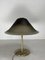 Space Age Mushroom Tischlampe aus Messing & Glas von Peill & Putzler, 1970er 10