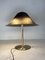Space Age Mushroom Brass and Glass Table Lamp from Peill & Putzler, 1970s 11