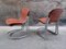 Chrome and Leather Chairs, 1970s, Set of 4, Image 6