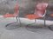 Chrome and Leather Chairs, 1970s, Set of 4, Image 21