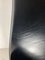 Postmoderne Esszimmerstühle aus schwarzem Leder mit hoher Rückenlehne, 1980er, 6 . Set 9