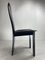 Postmodern High Back Black Leather Dining Chairs, 1980s, Set of 6 15