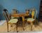 20th Century Extendable Table & Chairs, 1930, Set of 5, Image 10