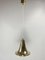 Scandinavian Brass Hanging Pendant Lamp attributed to Hans Agne Jakobson for Markaryd, Sweden, 1960s 1