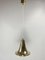Scandinavian Brass Hanging Pendant Lamp attributed to Hans Agne Jakobson for Markaryd, Sweden, 1960s, Image 1