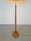 Vintage Spindle Floor Lamp in Turned Wood, 1960s, Image 3