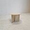 Italian Round Coffee or Side Table in Travertine, 1980s 6