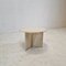 Table Basse ou d'Appoint Ronde en Travertin, Italie, 1980s 6