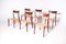 Rosewood Dining Chairs attributed to H. P. Hansen for Randers, 1960, Set of 6, Image 9