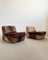 Lounge Seating Set in Cow Hide, 1970s, Set of 3 2