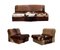 Lounge Seating Set in Cow Hide, 1970s, Set of 3 1