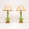 Antique Table Lamps in Glass and Gilt Metal, 1890, Set of 2, Image 1