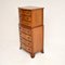 Chest of Drawers in Figured Walnut, 1930s, Image 4