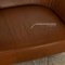 Drift Leather Two Seater Brown Sofa from Walter Knoll / Wilhelm Knoll 3