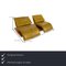 Free Motion Edit 3 Leather Sofa in Leather & Green-Yellow Wood from Koinor 2