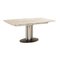 Adler 2 Stone Dining Table in Silver Granite Extendable from Draenert 5