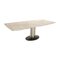 Adler 2 Stone Dining Table in Silver Granite Extendable from Draenert 3
