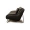 Gismo Leather Three Seater Black Sofa from Koinor 9