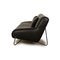 Gismo Leather Three Seater Black Sofa from Koinor, Image 9