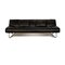 Gismo Leather Three Seater Black Sofa from Koinor 1