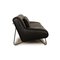 Gismo Leather Three Seater Black Sofa from Koinor, Image 7