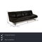 Gismo Leather Three Seater Black Sofa from Koinor, Image 2